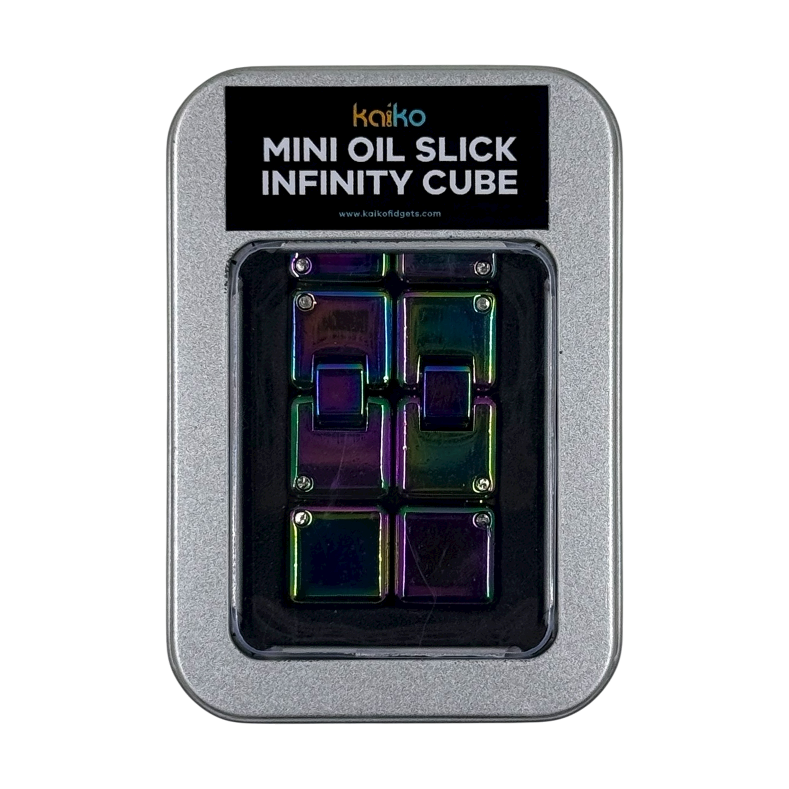 MINI Oil Slick Infinity Cube in Window Tin - 151 gams