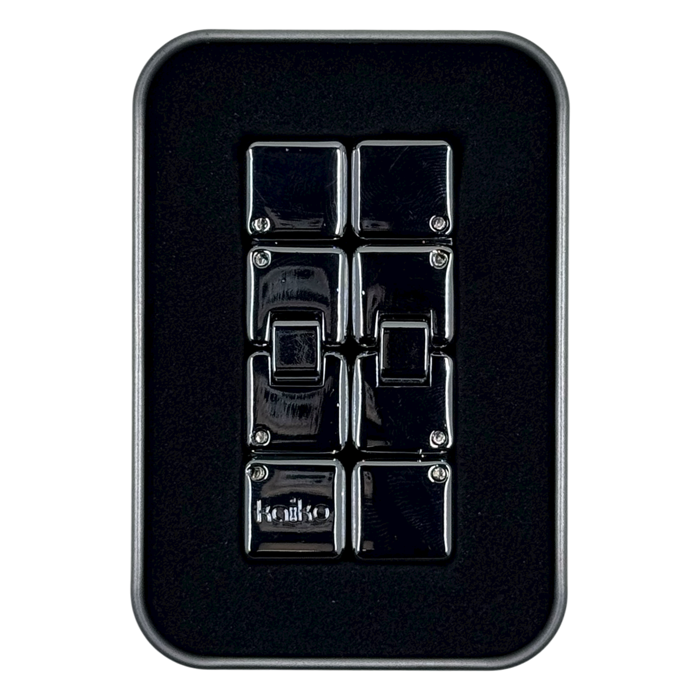 Gloss Silver MINI Infinity Cube in Window Tin - 151 grams
