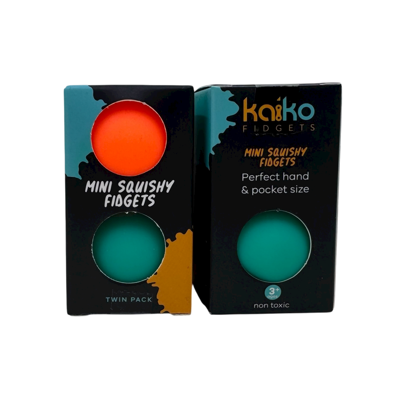 Kaiko Mini Squishy Fidget Balls - twin pack