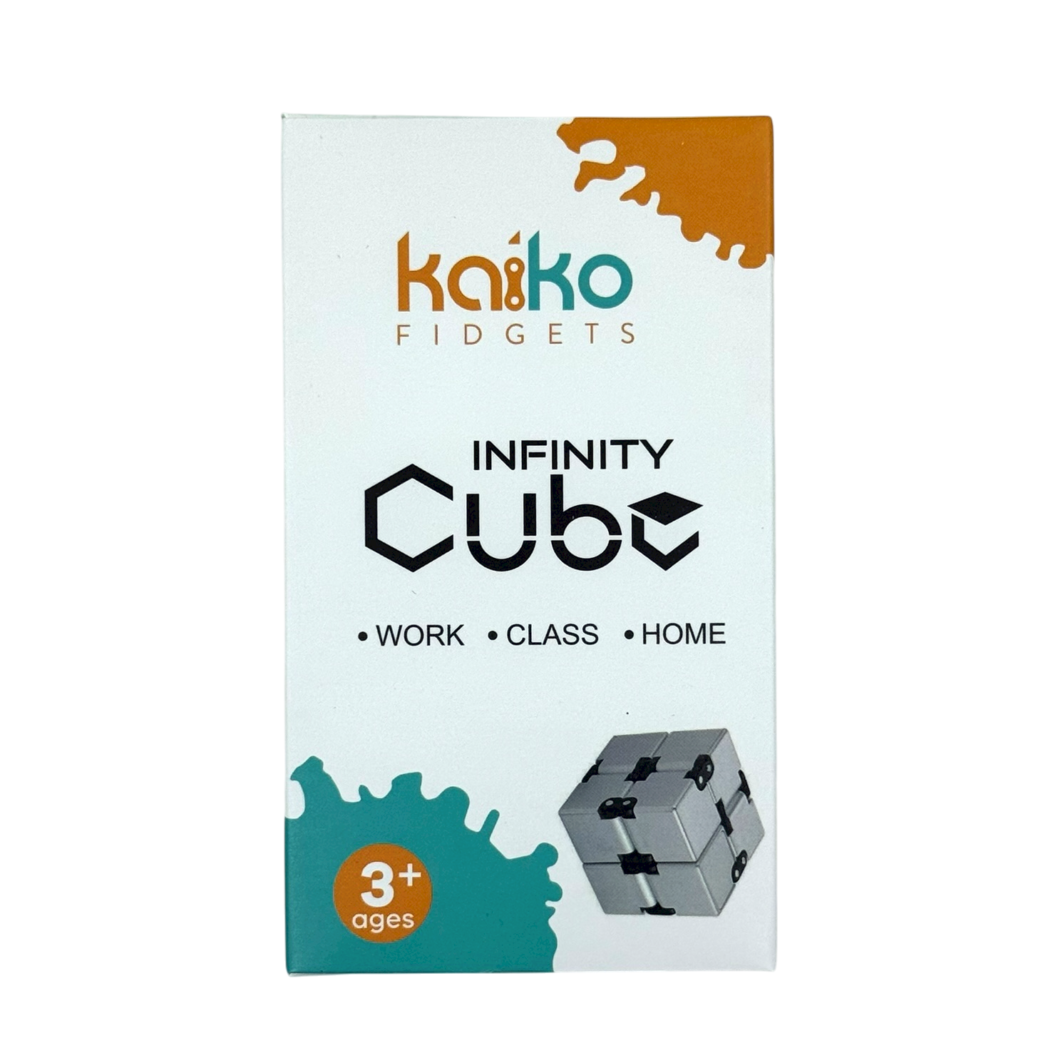 Silver Infinity Cube Fidget - 108 grams