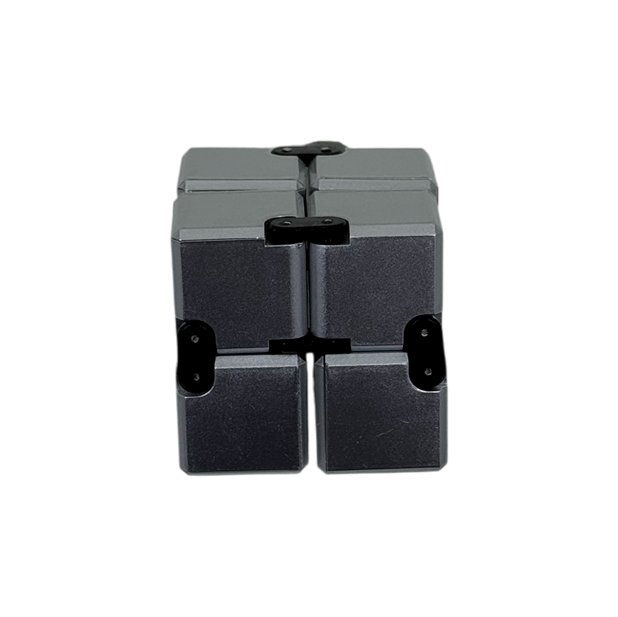 Infinity Silver Cube Silver Infinity Cube Fidget – Kaiko Fidgets Australia Pty Ltd