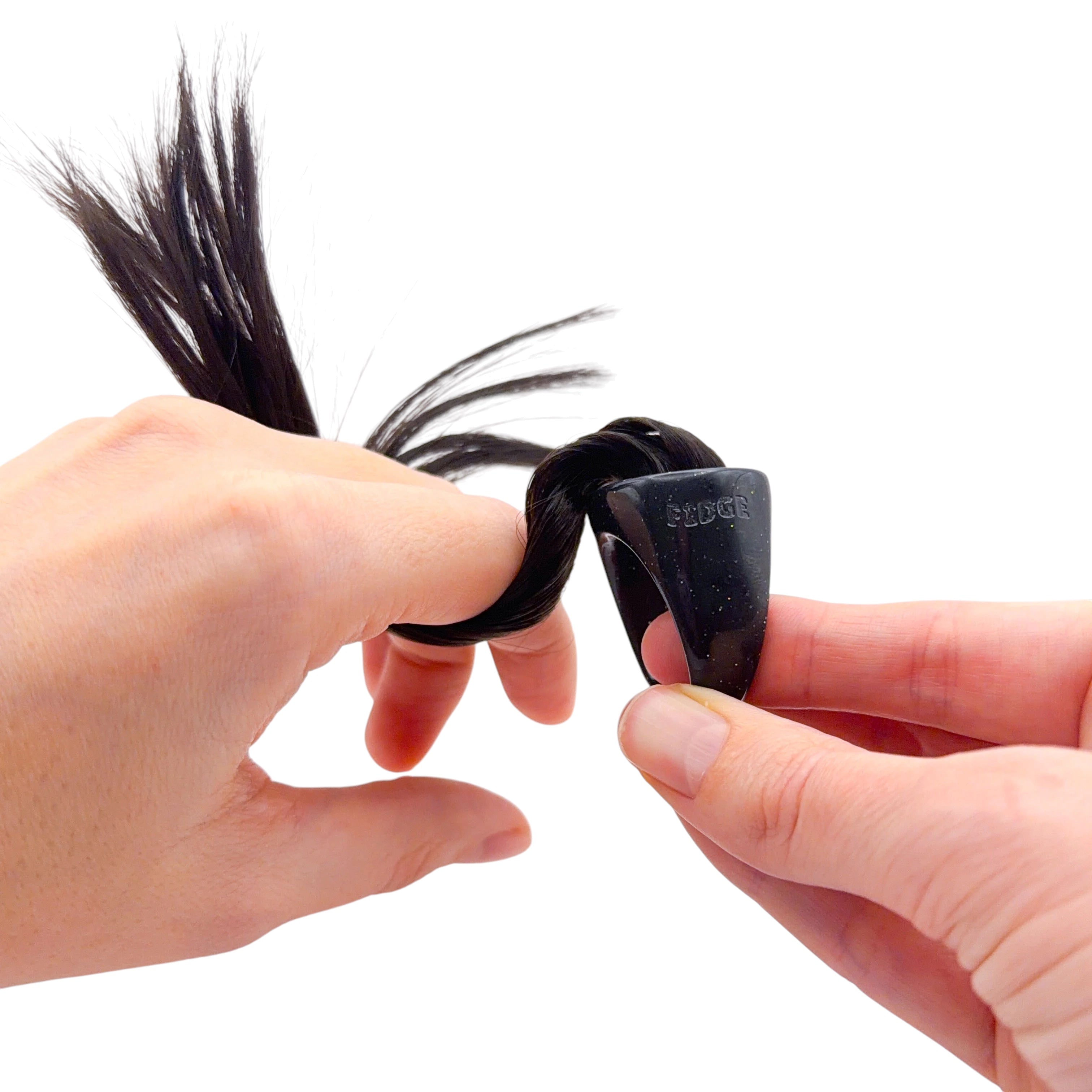 Black Twirler – Hair-Twirling Fidget by Fidge
