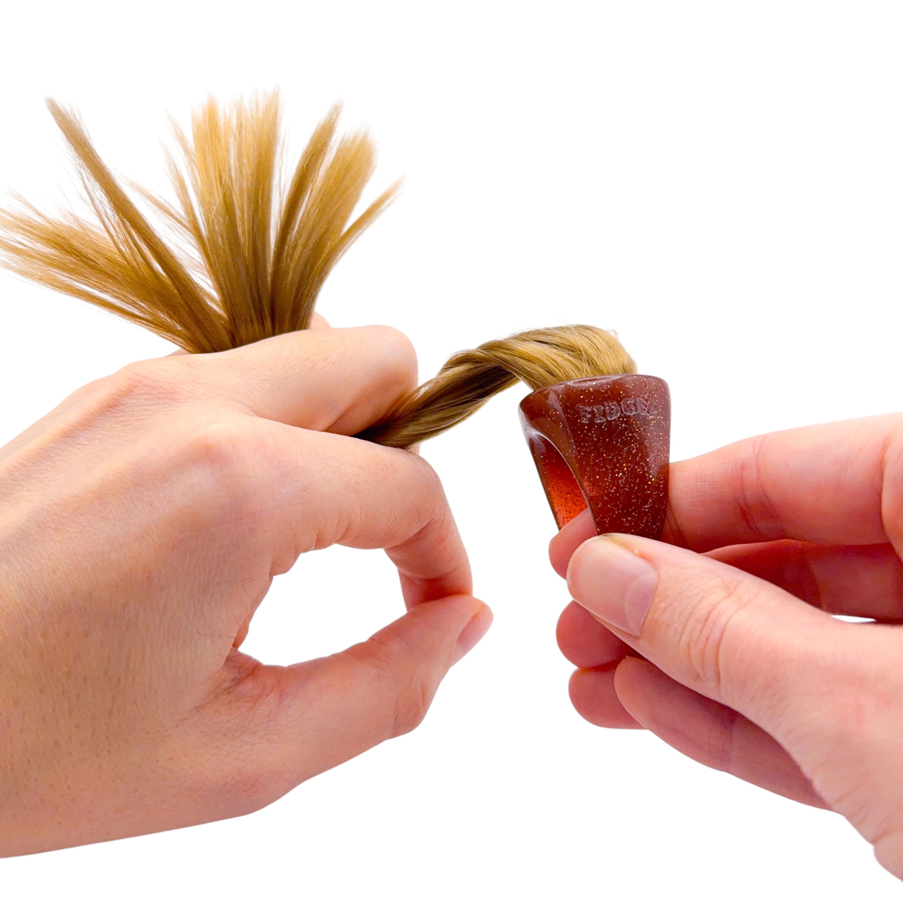 Brunette Twirler – Hair-Twirling Fidget by Fidge