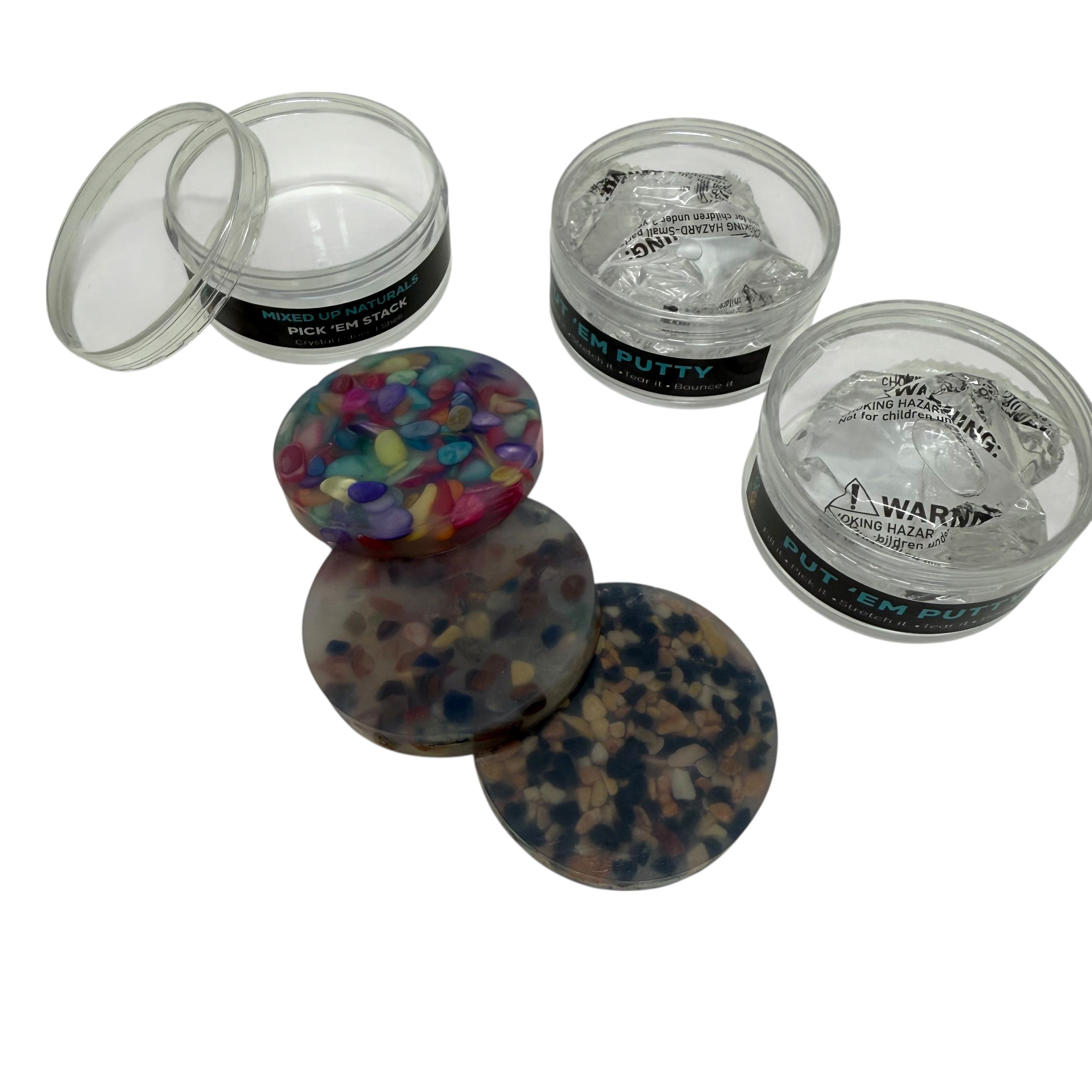 Pick 'Em Bundle 5 = Mixed Up Naturals Pick 'Em Stack + Two Put 'Em Putty - Bundle & Save