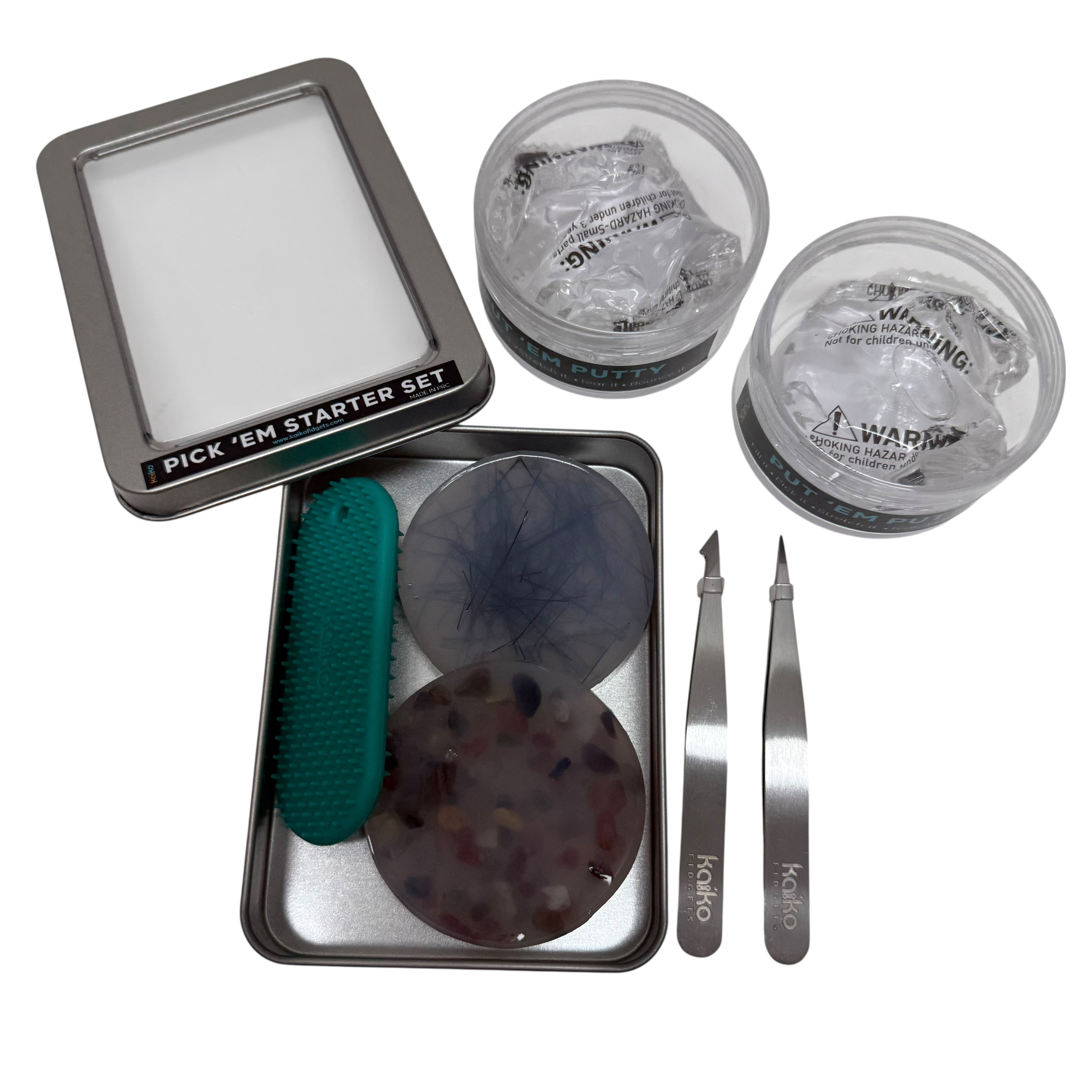 Pick 'Em Bundle 6 = Pick 'Em Starter Set Tin + Two Put 'Em Putty - Bundle & Save