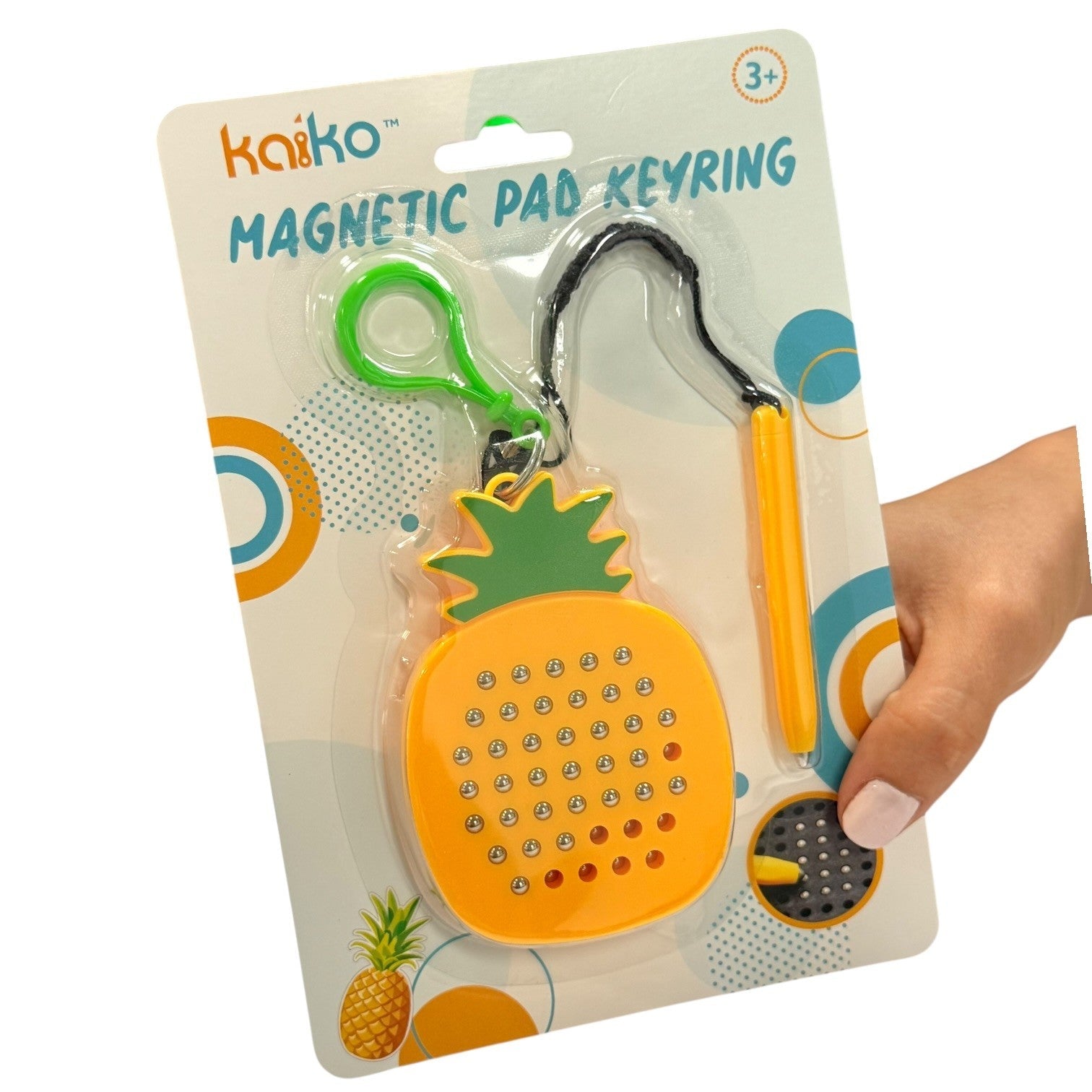 Pineapple Magnetic Pad Keyring