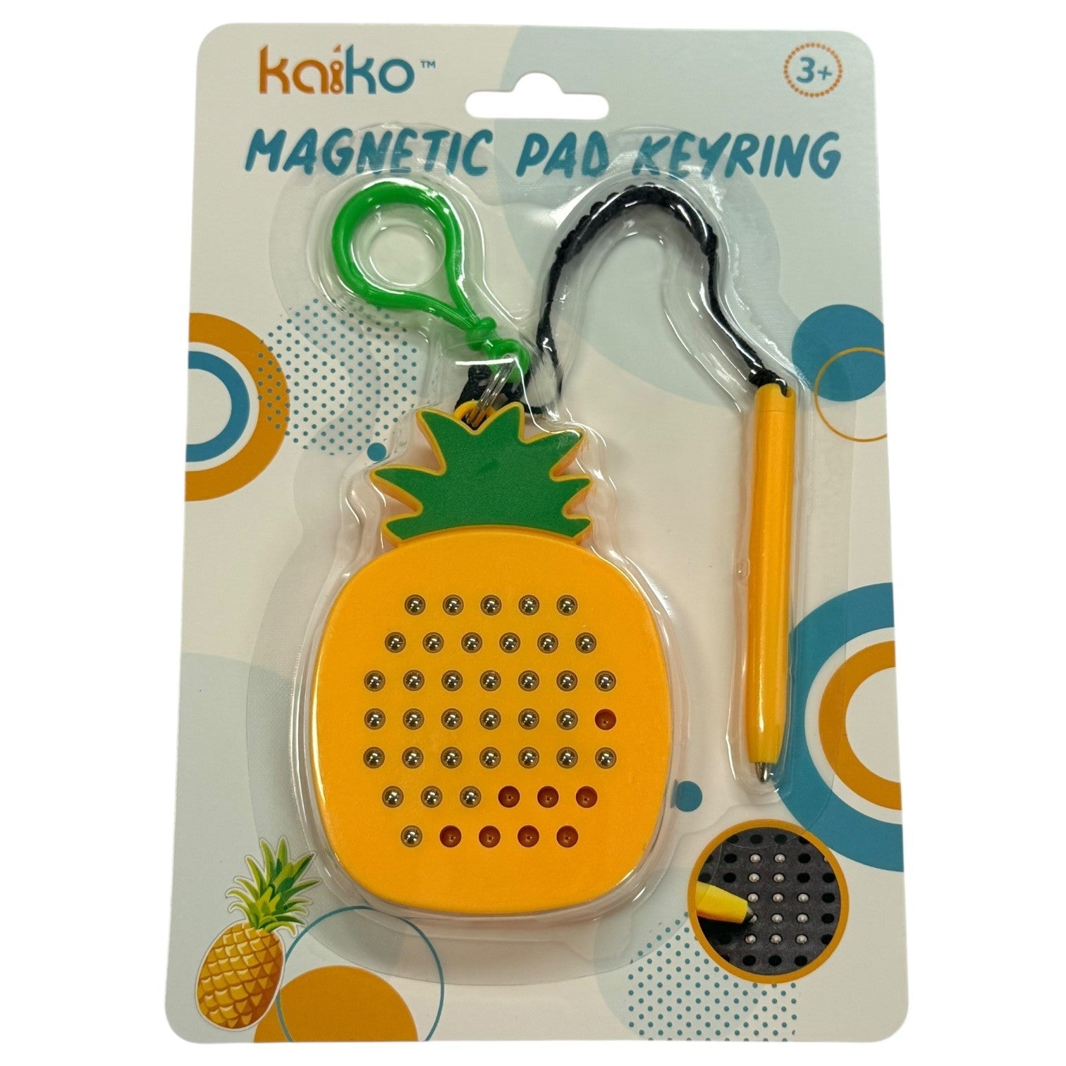 Pineapple Magnetic Pad Keyring