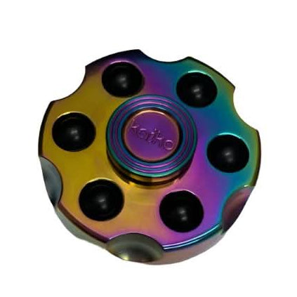 REVOLVER Spinner Fidget - Oil Slick Metal