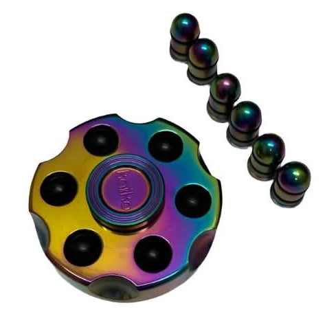 REVOLVER Spinner Fidget - Oil Slick Metal