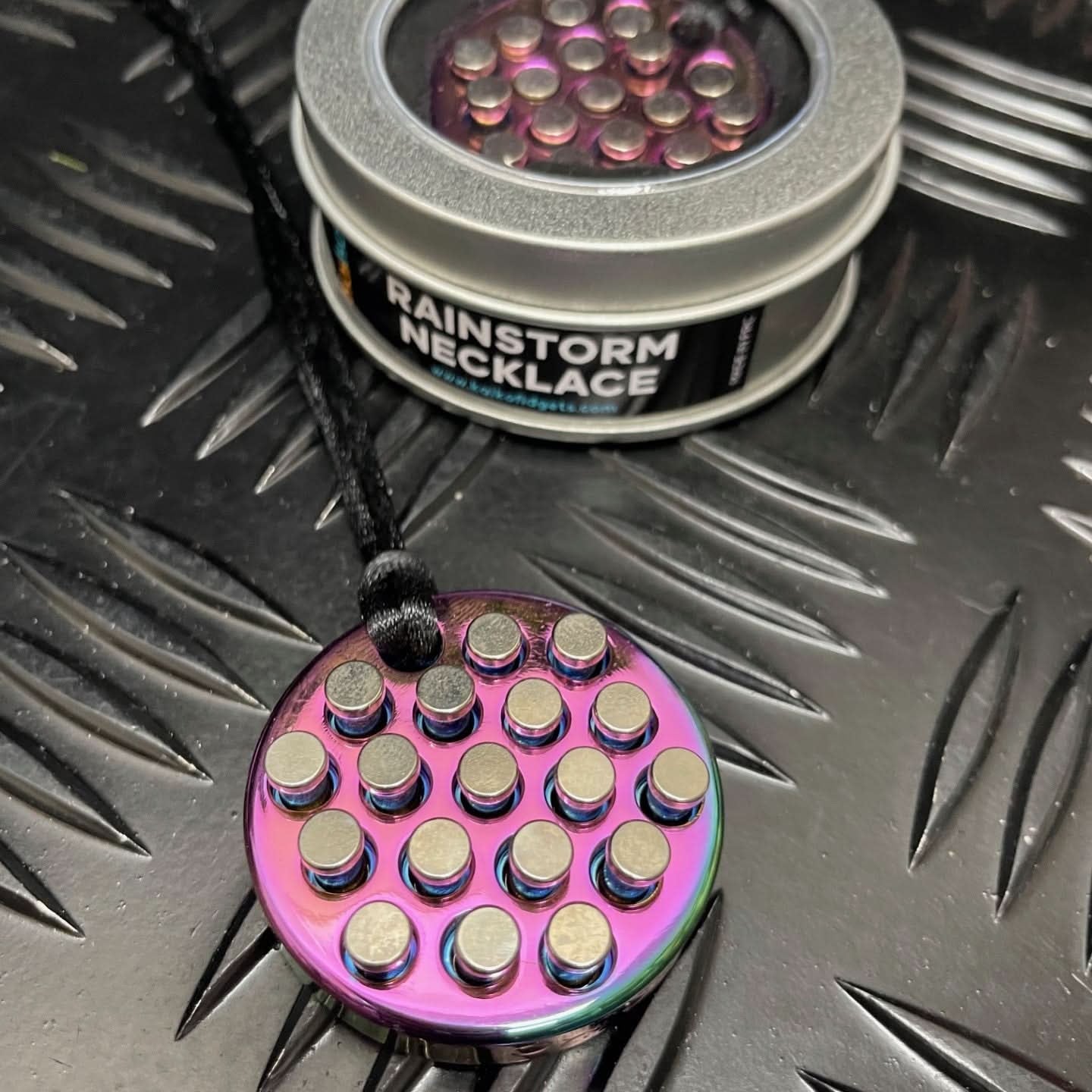 Rainstorm Necklace - - Unisex Wearable Sensory Support