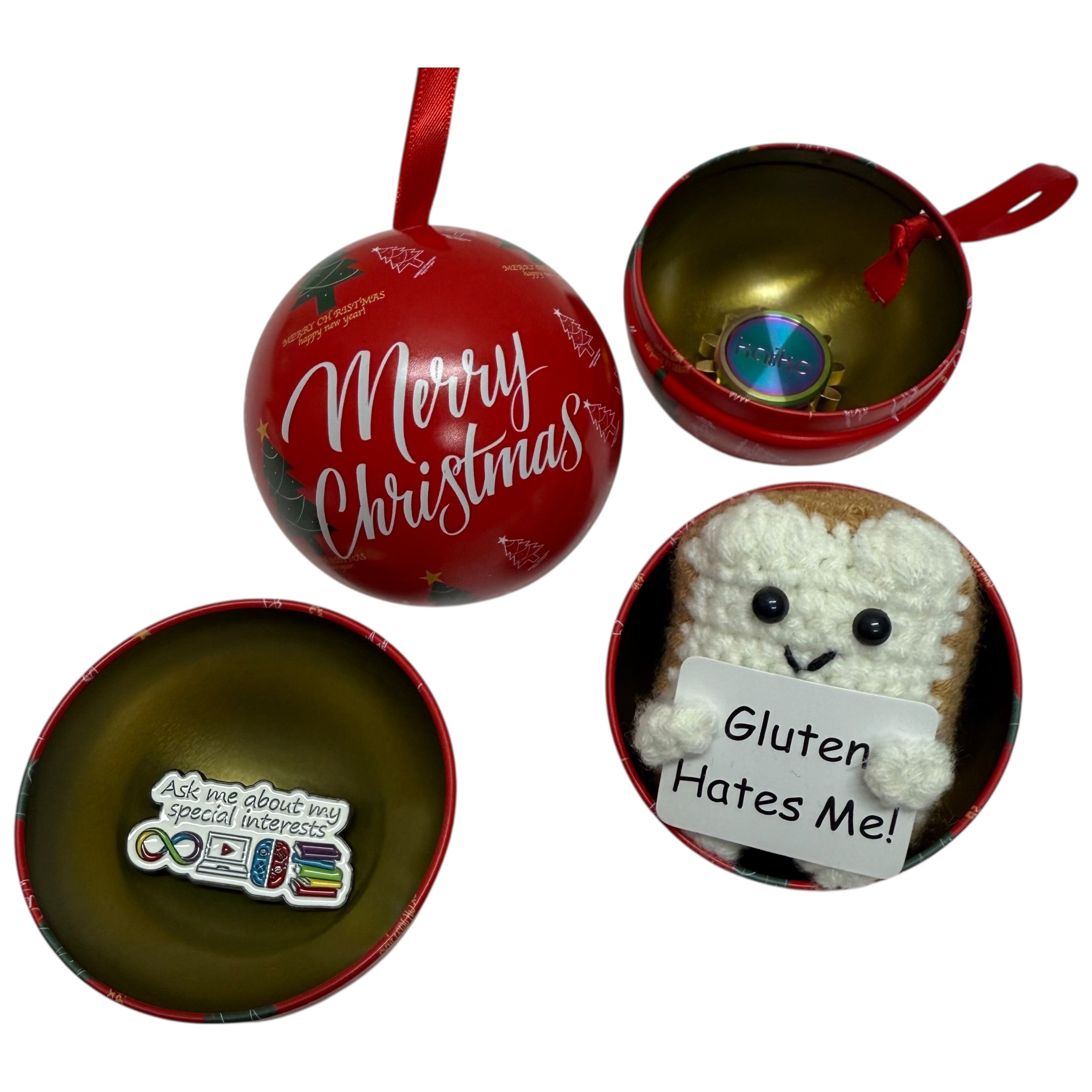 Christmas Ball Gifting Tins - Contents Sold Separately