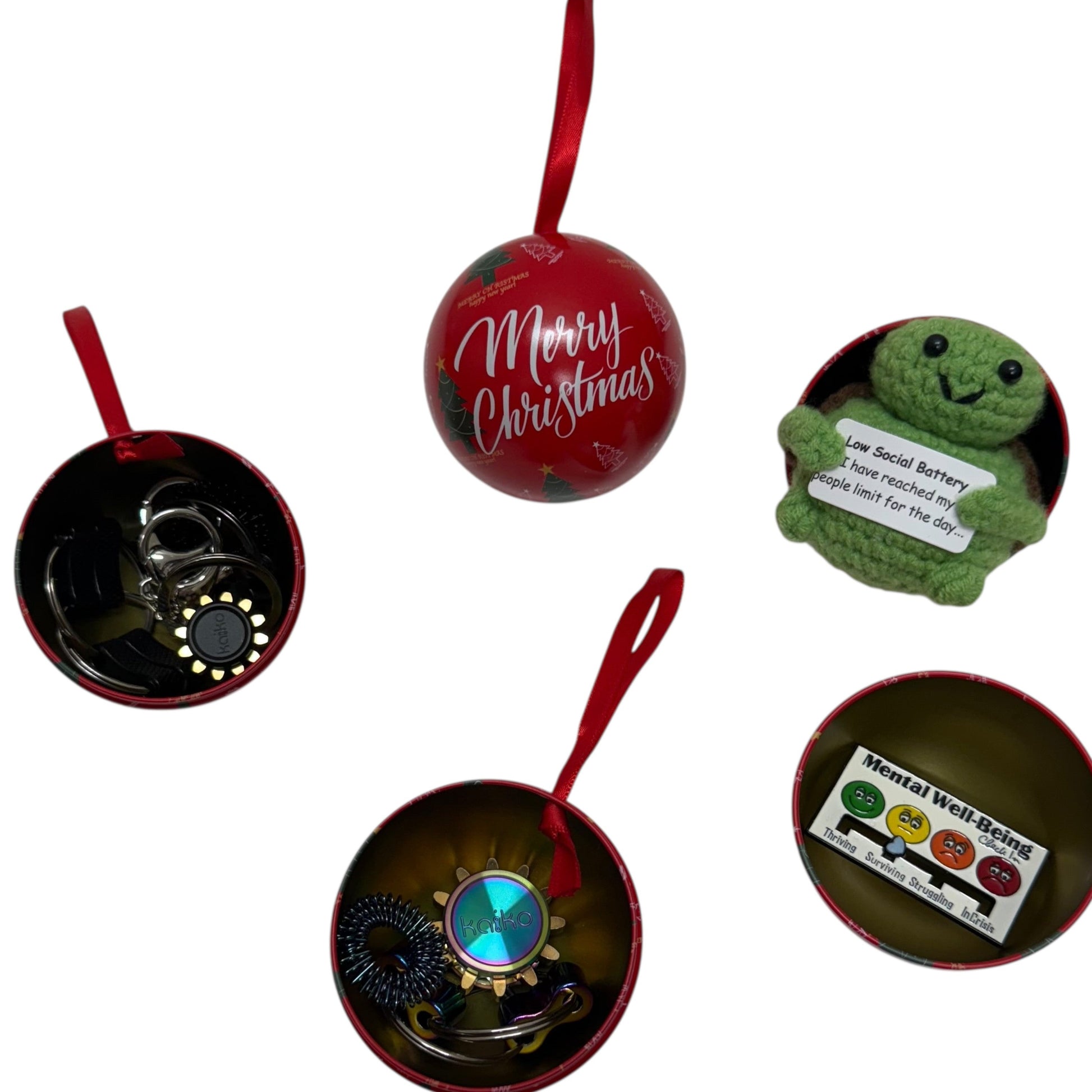 Christmas Ball Gifting Tins - Contents Sold Separately