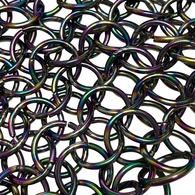 Rhomboid Hand Crafted Chain Maille Keyring