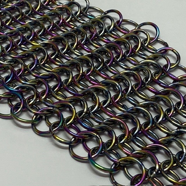 Rhomboid Hand Crafted Chain Maille Keyring
