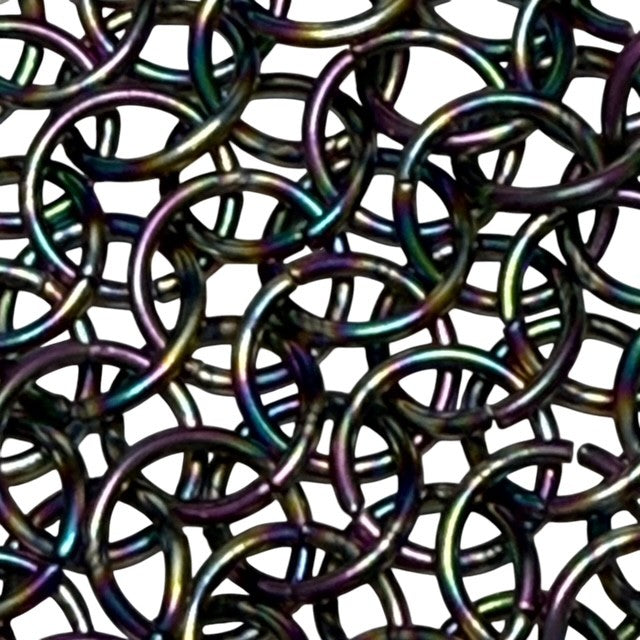 Rhomboid Hand Crafted Chain Maille Keyring