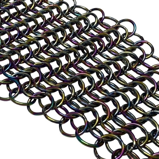 Rhomboid Hand Crafted Chain Maille Keyring