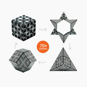 Black & White Shashibo Magnetic Puzzle Cube
