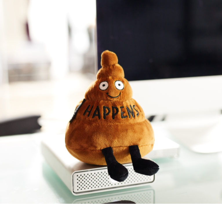 "Sh!t Happens!" Plush Poop Emoji Support