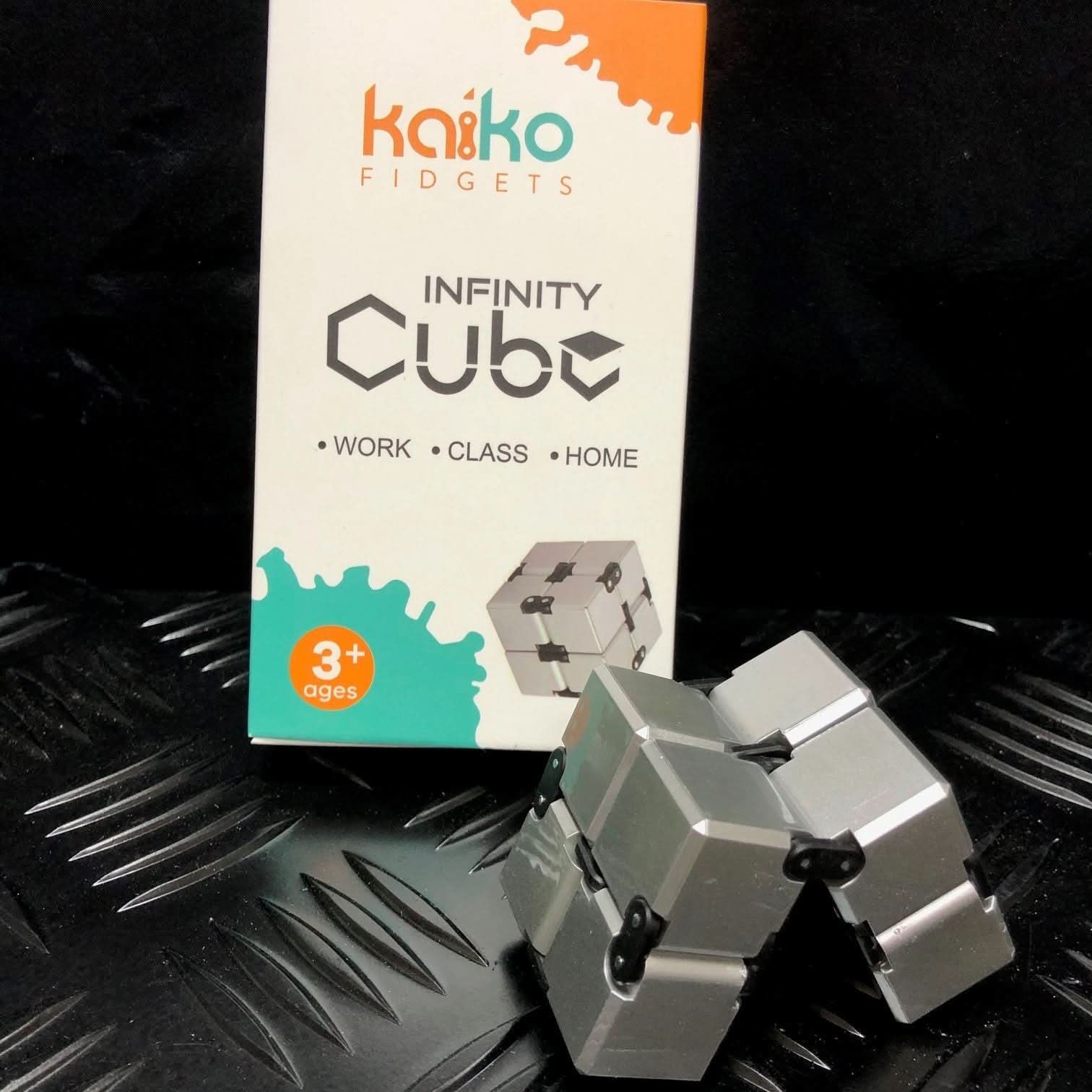 Silver Infinity Cube Fidget - 108 grams