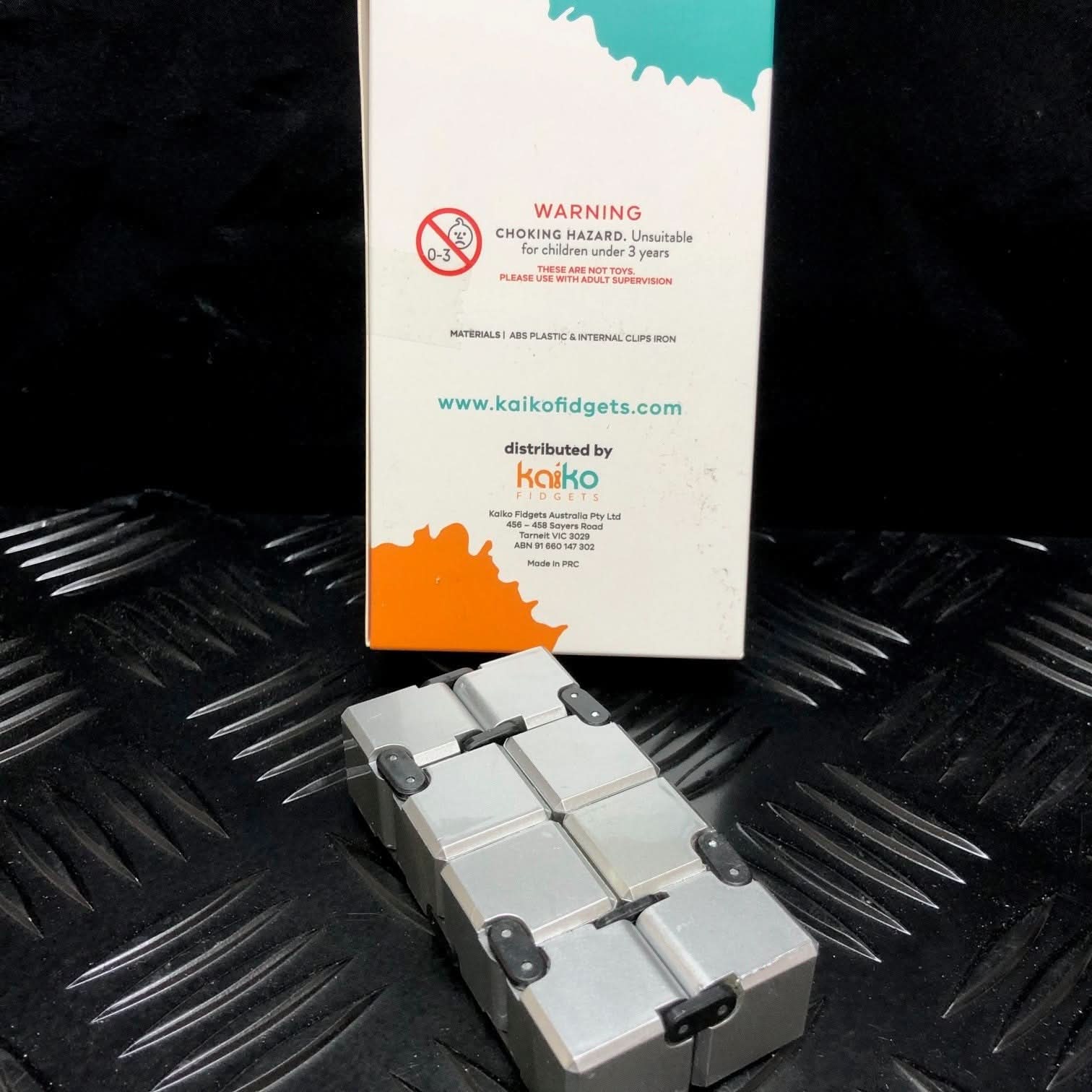 Silver Infinity Cube Fidget - 108 grams