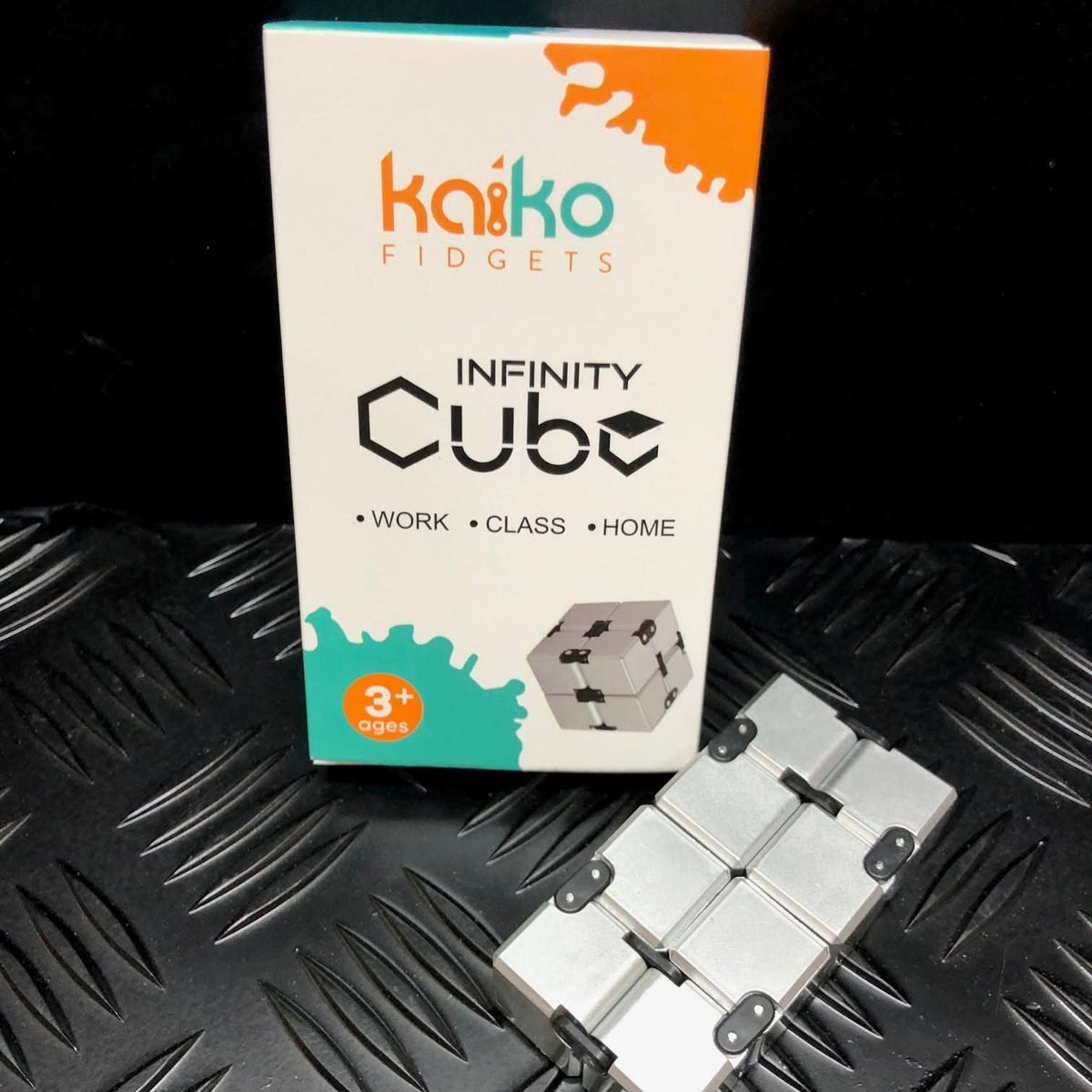 Infinity Silver Cube Silver Infinity Cube Fidget - 108 grams — Kaiko Fidgets Australia Pty Ltd