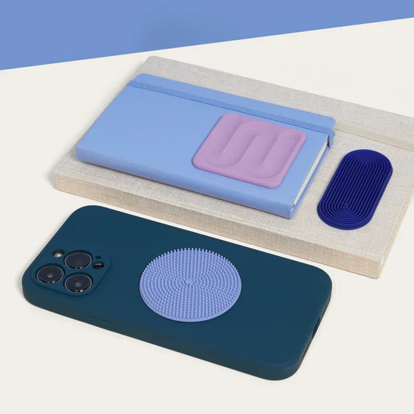 Circle Blue Static Slab Sensory Sticker by Speks