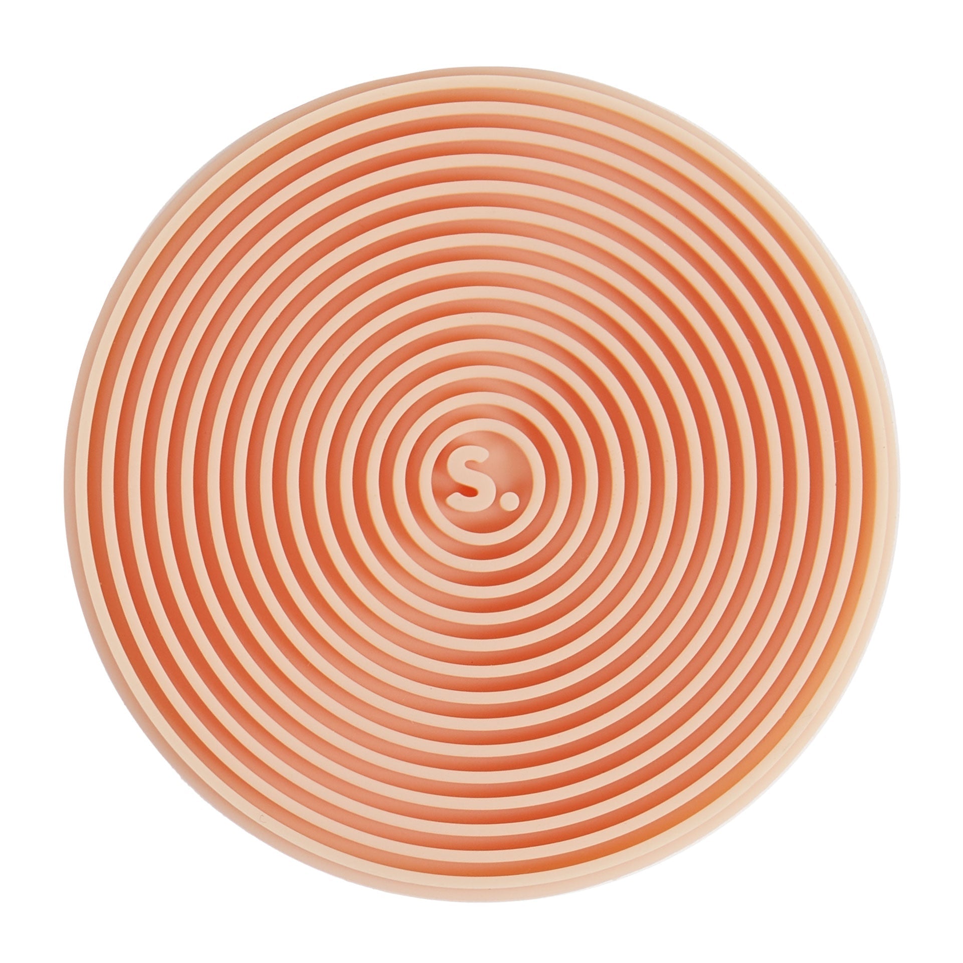 Circle Apricot Groove Slab Sensory Sticker by Speks