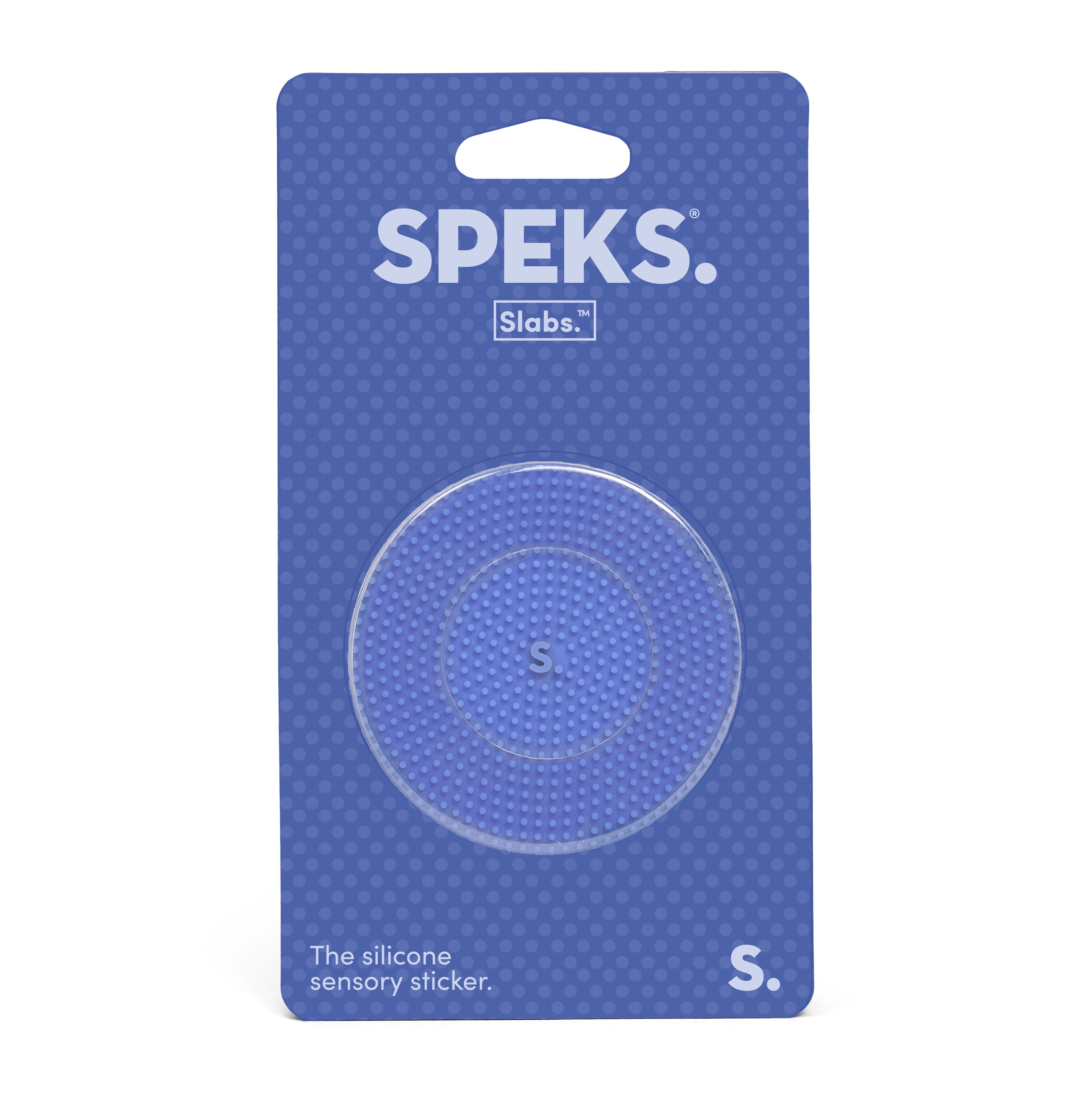 Circle Blue Static Slab Sensory Sticker by Speks