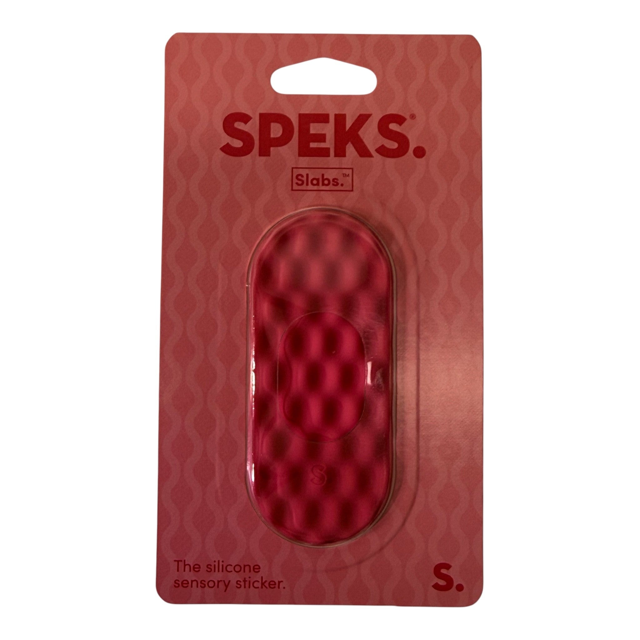 Tab Blush Pink Mesh Slab Sensory Sticker by Speks