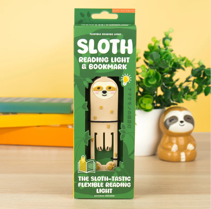 Sloth Reading Light & Bookmark