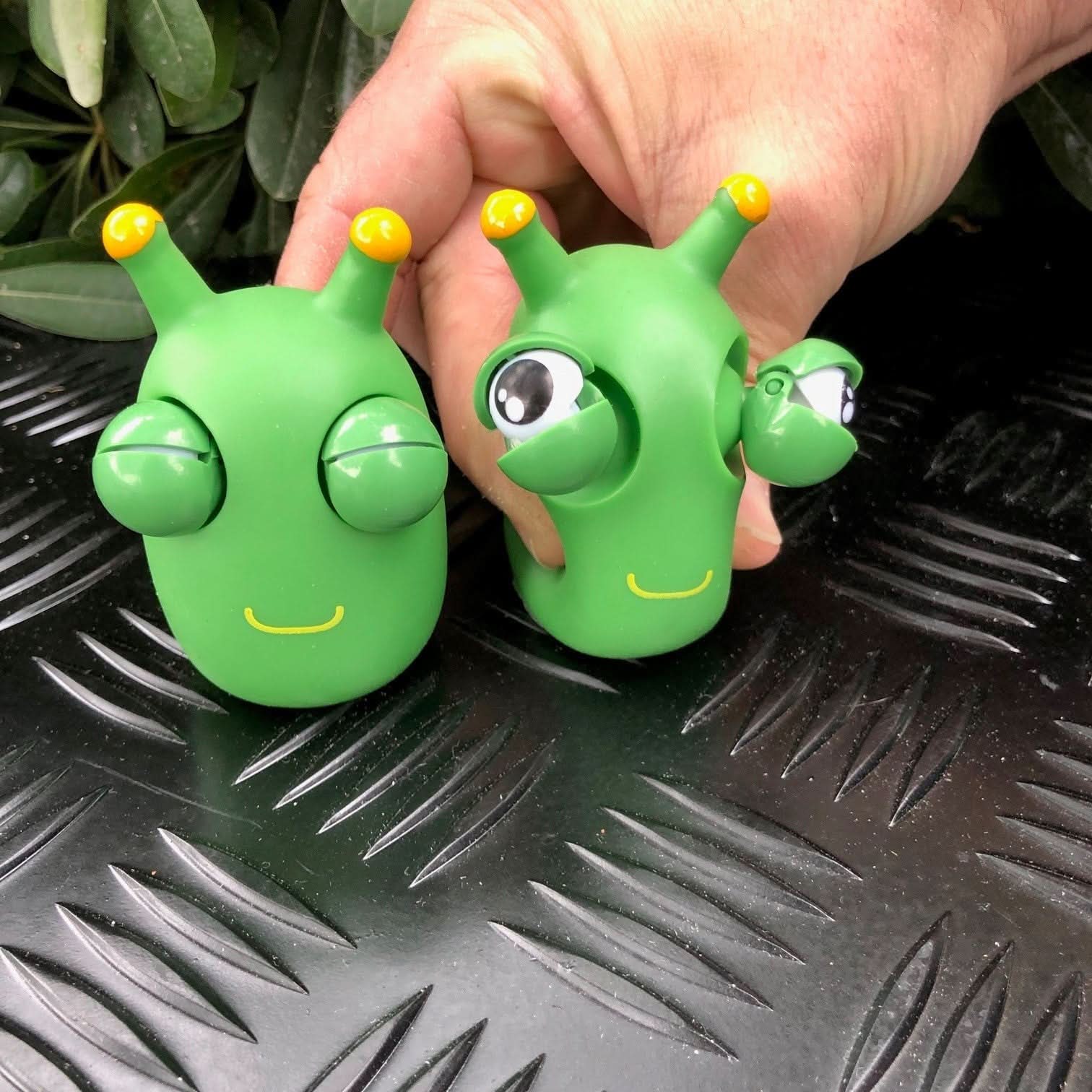 "Slyder" the Eye Popping Caterpillar Fidget