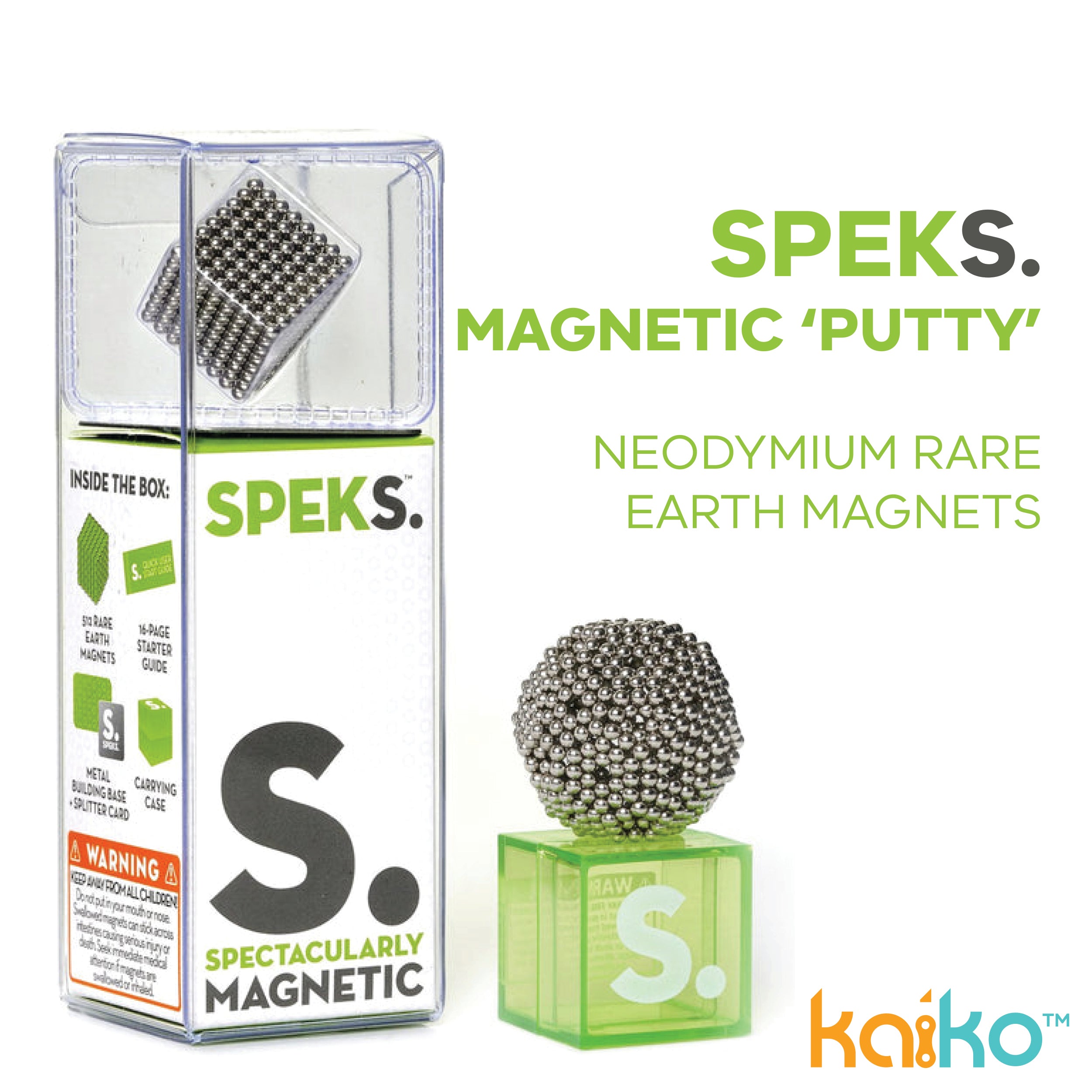 SPEKS ALL SILVER - Original Magnetic Balls