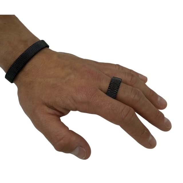 StimMesh Set - Unisex Ring + Bracelet - Low Profile Gentle ‘Ouch’ Supports