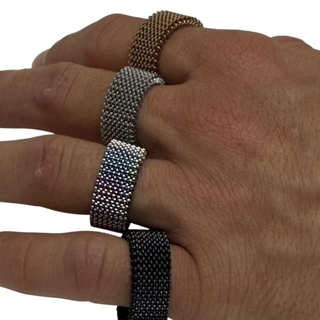 StimMesh Set - Unisex Ring + Bracelet - Low Profile Gentle ‘Ouch’ Supports
