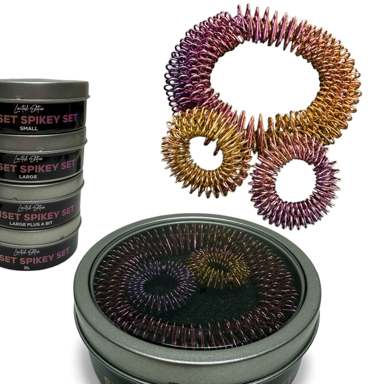 Sunset Wrist & Finger Spikey Set