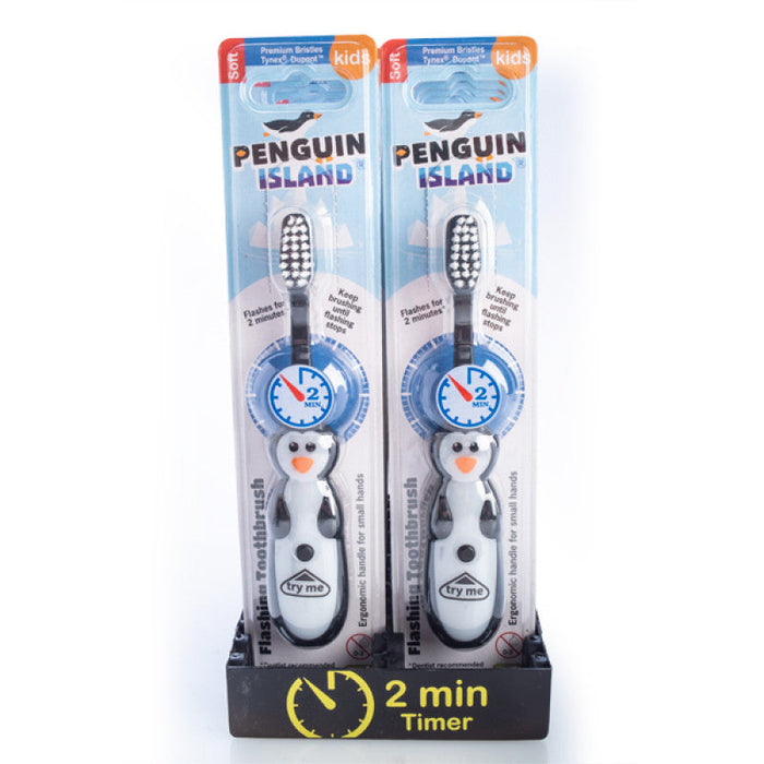 Toothbrush Penguin with 2 Minute Timer