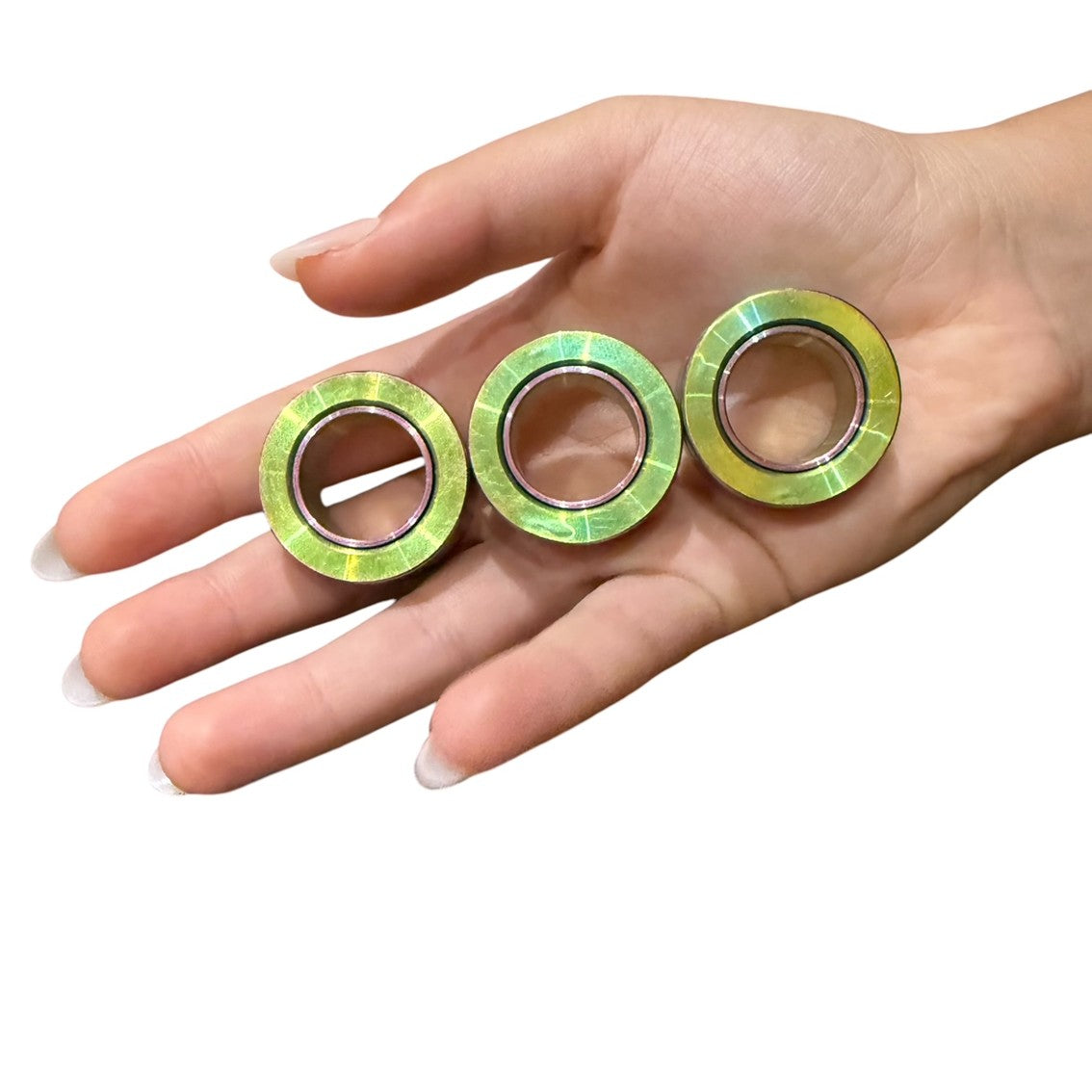 TRI Magnetic Rings : Metal Fidgets by Kaiko