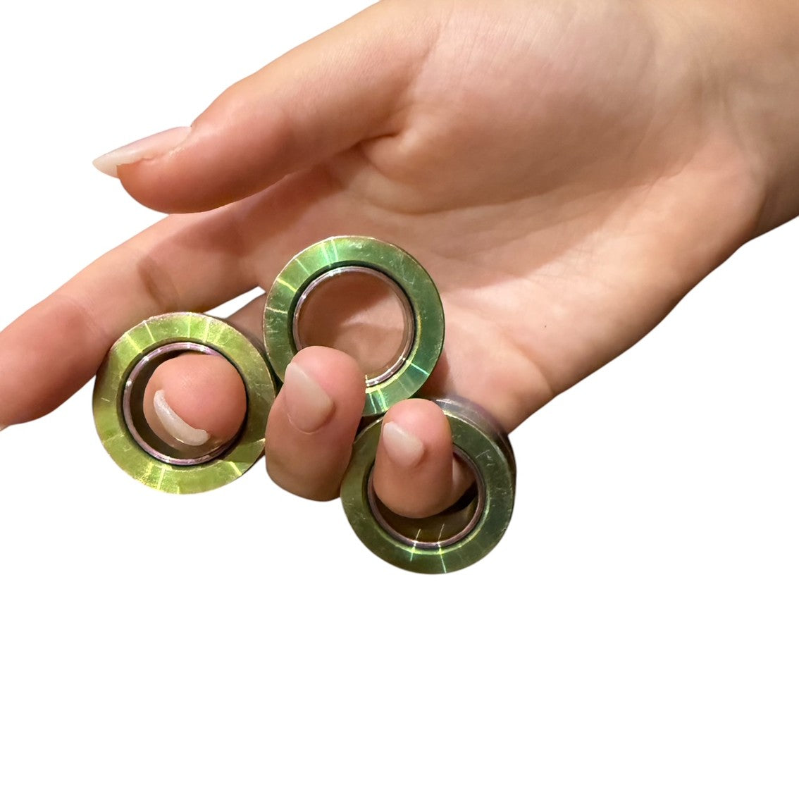 TRI Magnetic Rings : Metal Fidgets by Kaiko
