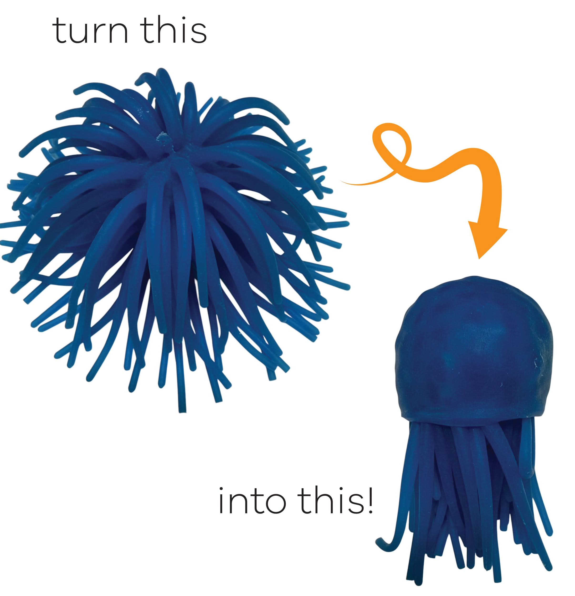 VIBRANT Colour Tickle On Top - Pack of 6 Sensory Squishy Toppers