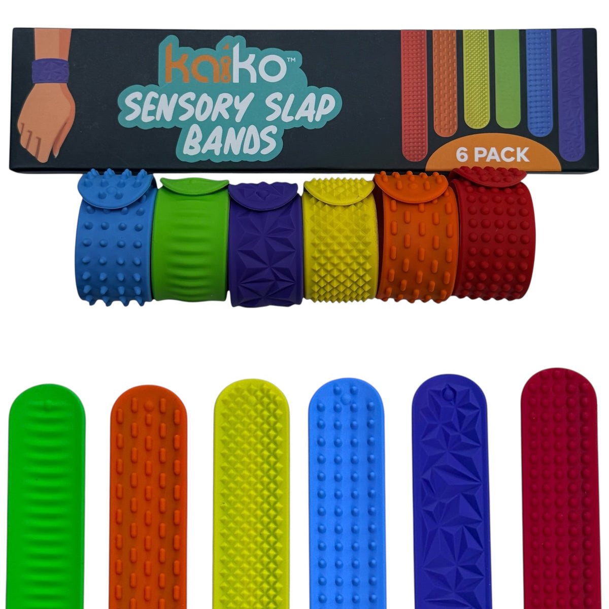 Can Slap Rings Vibrant Sensory Slap Bands – Kaiko Fidgets Australia Pty Ltd