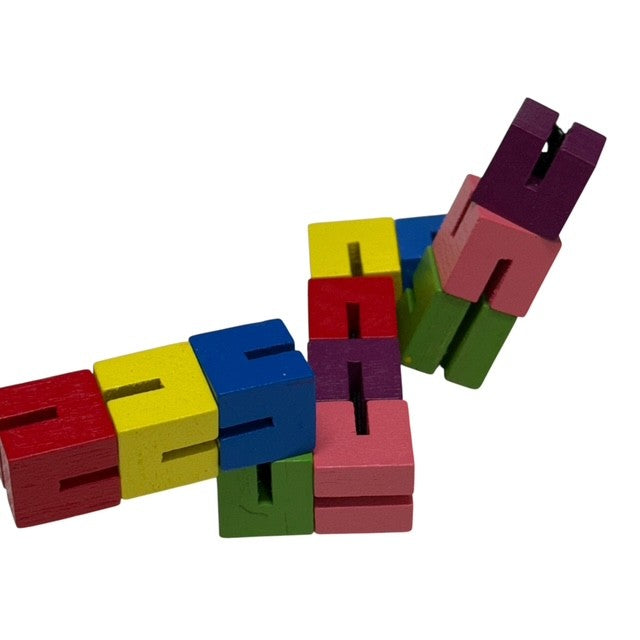 Wooden Fidget - twist and lock