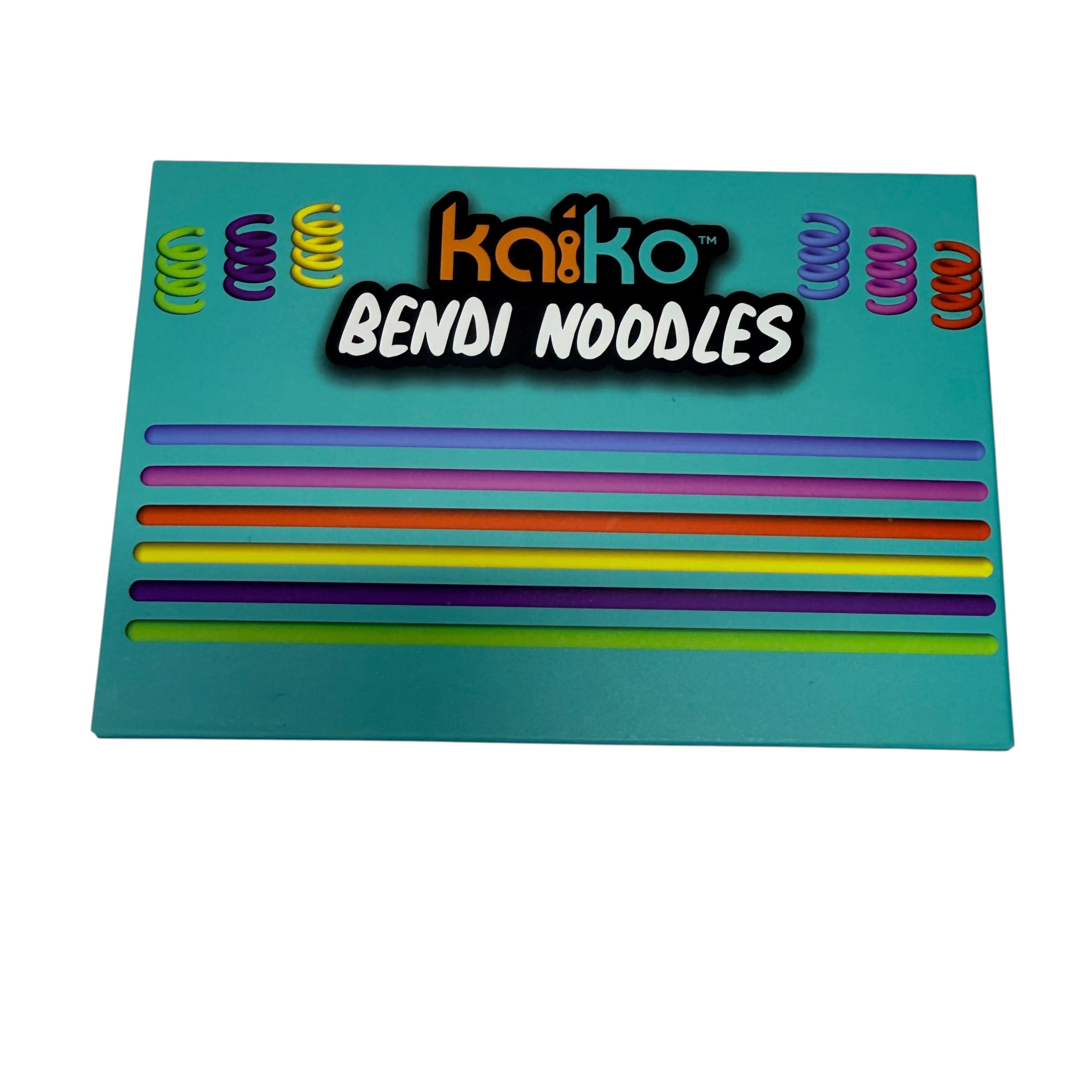 Kaiko BENDI Noodles packaging showing six smooth silicone sensory noodles