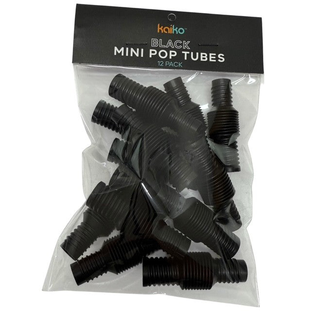 Pack of 12 Mini Pop Tubes - Imaginative Play and Pocket Size Sensory Supports