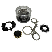 BLACKED OUT Fidget Set with Detachable Keyring
