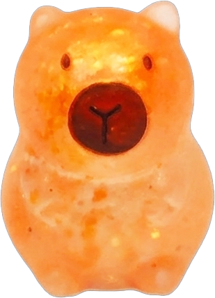 Orange capybara Epic Squish Sugar Cap