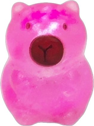 Pink capybara Epic Squish Sugar Cap
