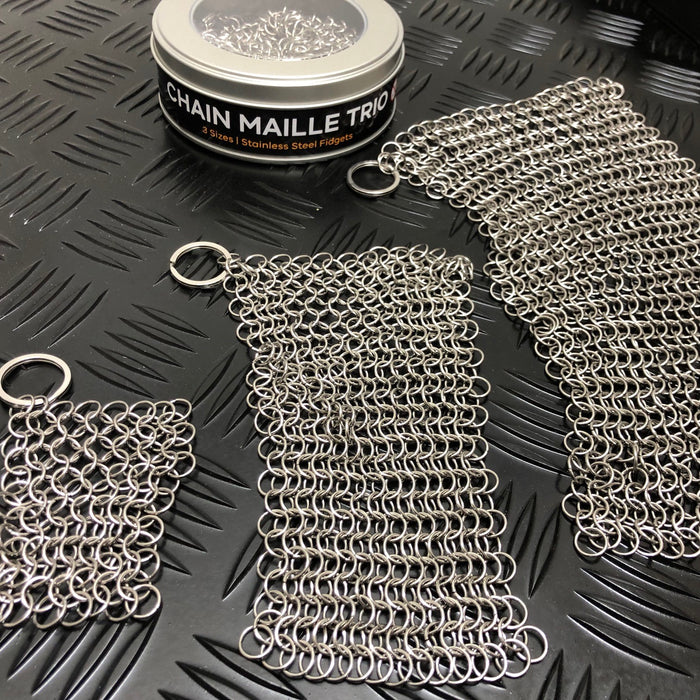 Chain Maille Trio - Set of 3 sizes