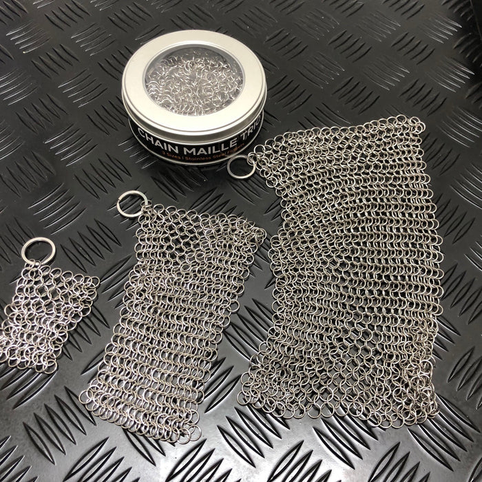 Chain Maille Trio - Set of 3 sizes