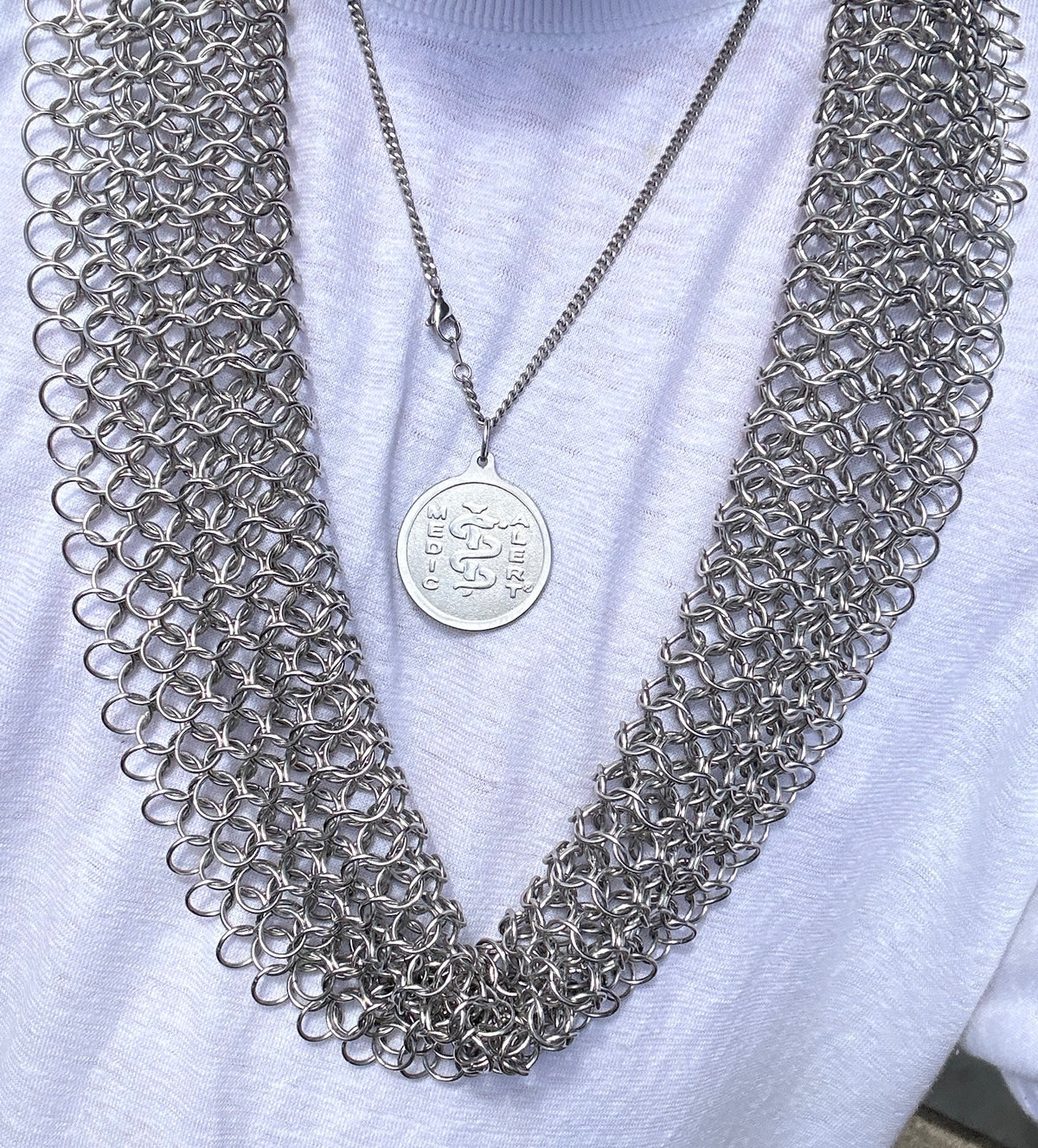 Fidget Scarf Chain Maille Necklace Scarf – Kaiko Fidgets Australia Pty Ltd