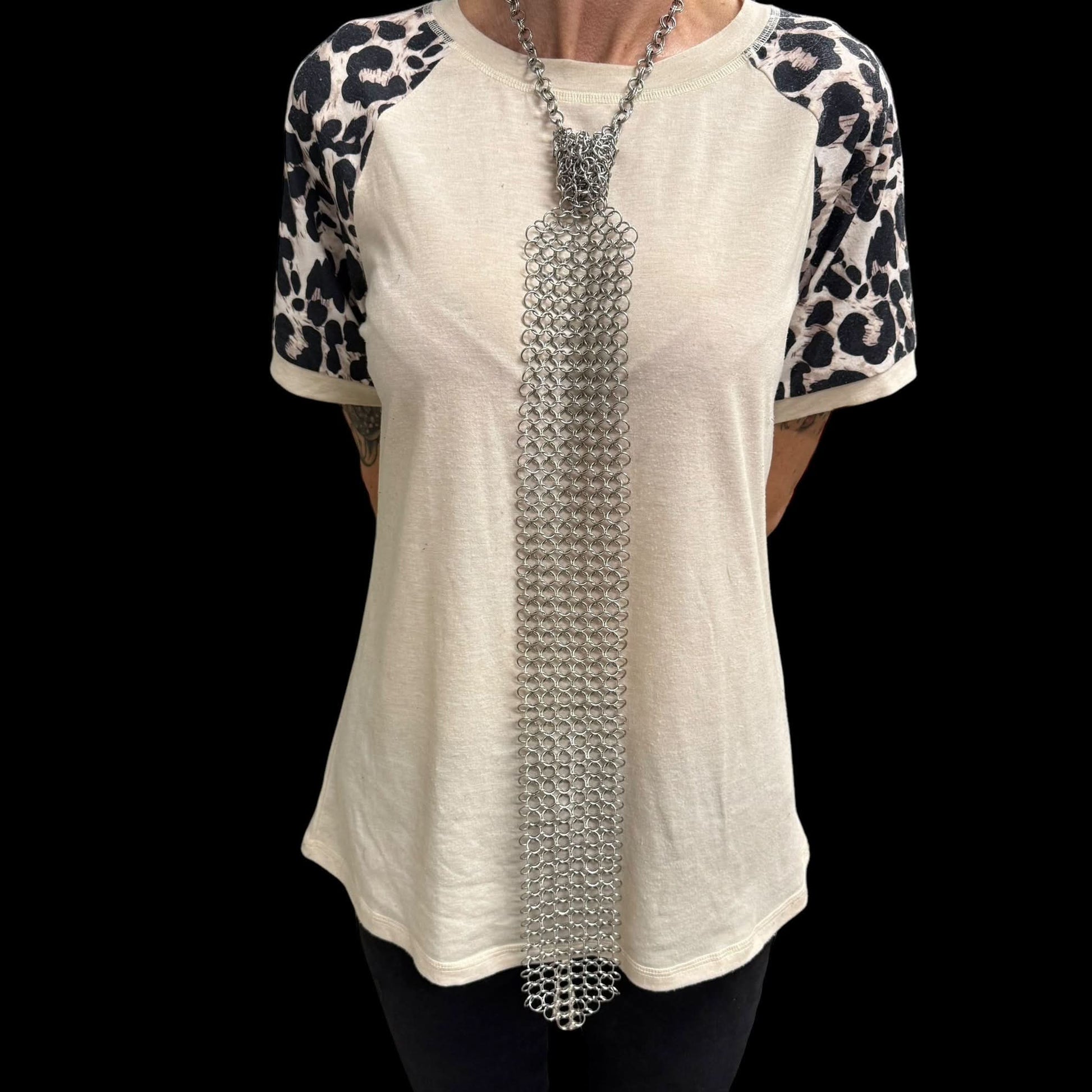 Chain Maille Tie - Hand Crafted by Kaiko Fidgets